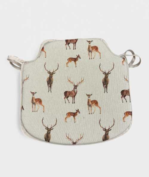 Stag & Deer Spindle Seat Pads