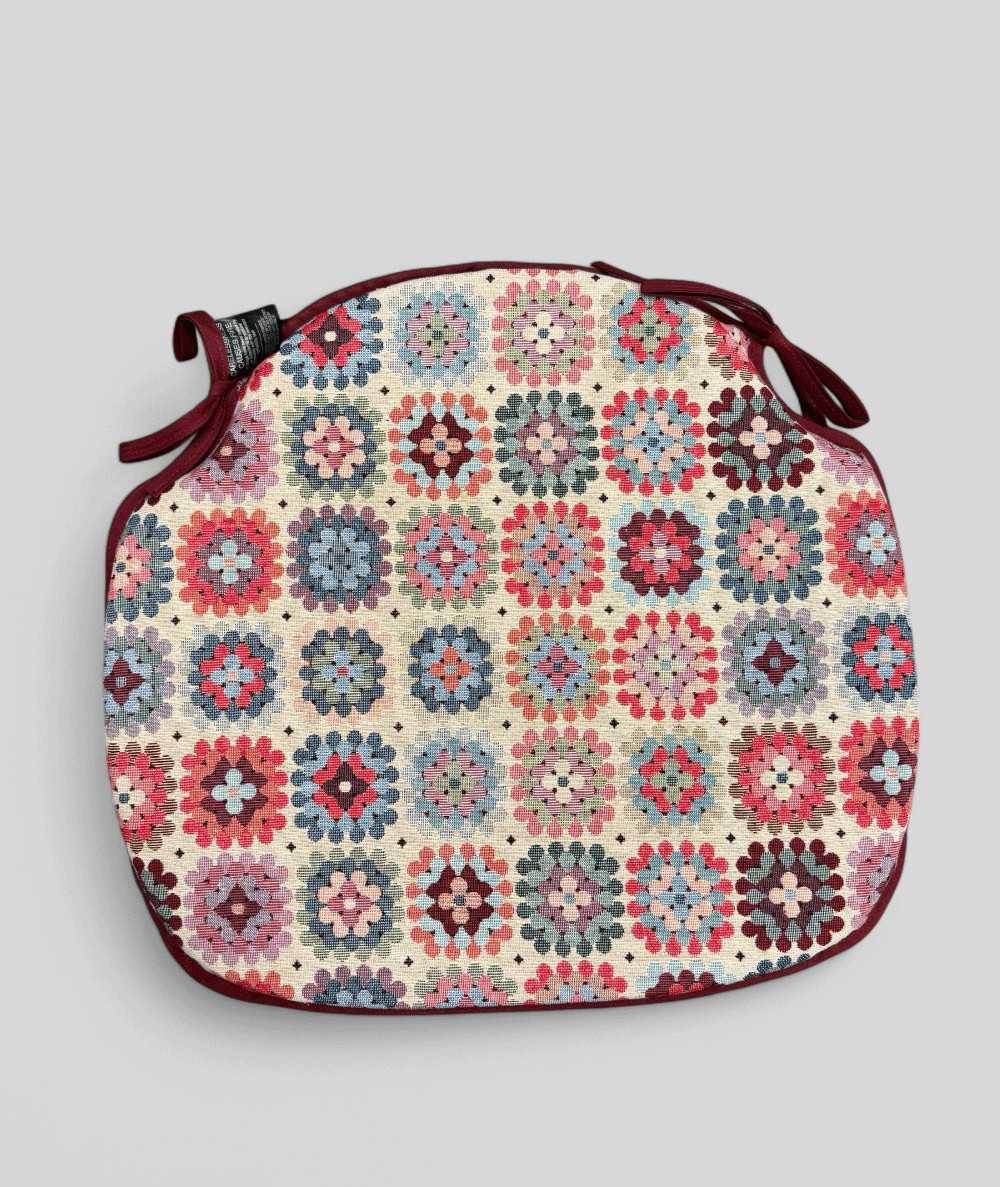 Crochet Tapestry Spindle Seat Pads