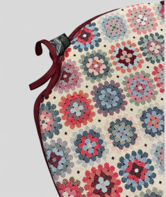 Extra Thick Crochet Tapestry Spindle Chair Pads
