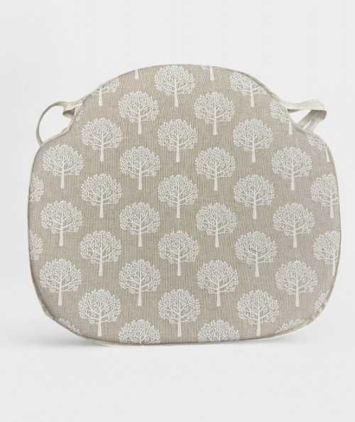 Spindle Seat Pads Mulberry Tree White