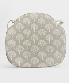 Spindle Seat Pads Mulberry Tree White