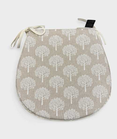 Mulberry Tree White D Shaped Seat Pads