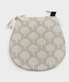 Mulberry Tree White D Shaped Seat Pads