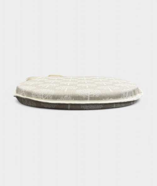 Mulberry Tree White D Shaped Chair Pads