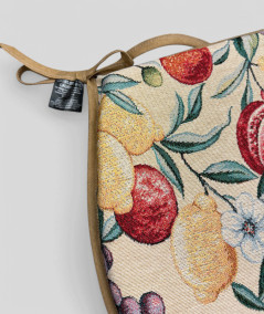Natural Fruits Tapestry D Shaped Seat Cushions