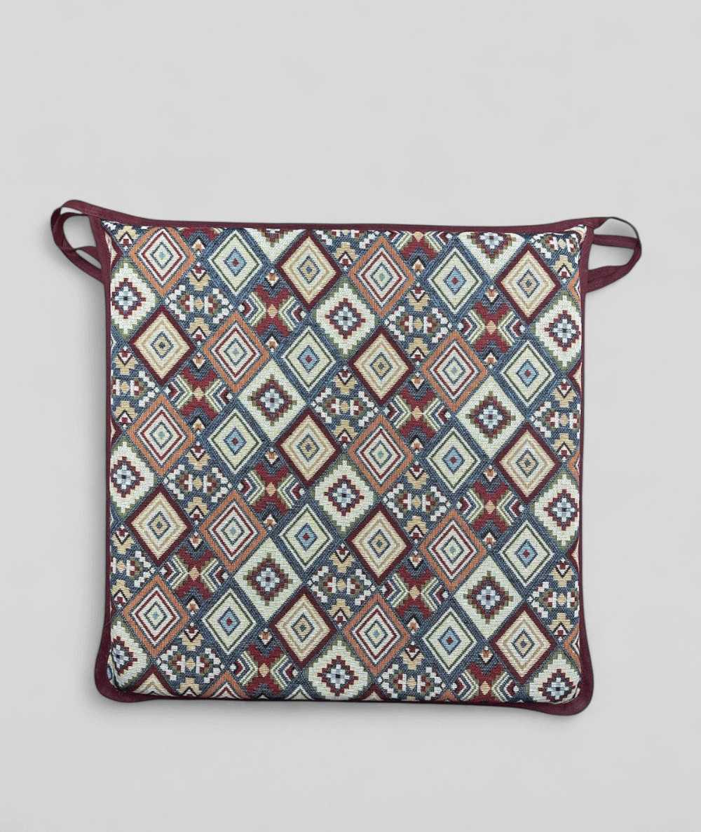 Aztec Tapestry Square Seat Pads
