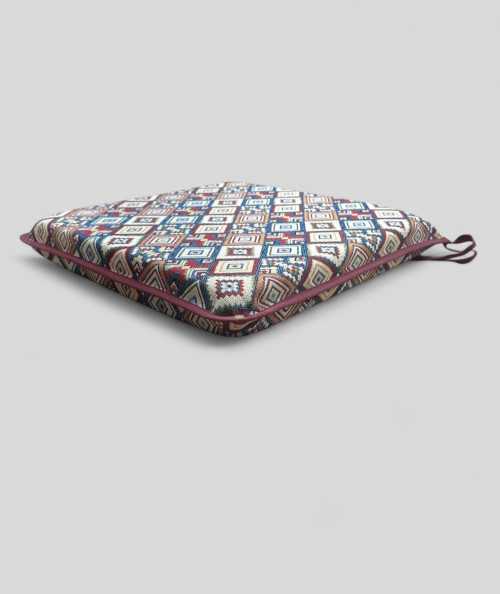 Aztec Tapestry Square Shaped Chair Pads