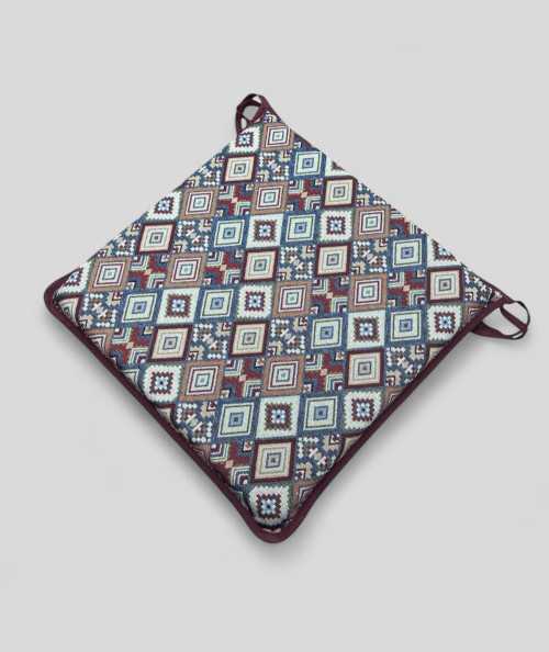 Aztec Tapestry Square Shaped Seat Cushions