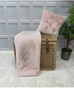 Richmond Pink Faux Fur Bed Runner