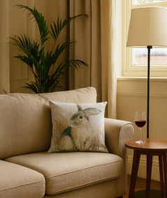 Large Rabbit Reversible Cushions