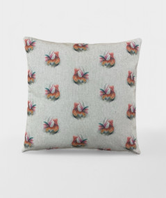 All Over Rooster Print Cushions