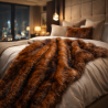 Raynard Faux Fur Throw | Large Faux Fur Throw | Sofa or Bed Throw
