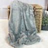 Ash Faux Fur Throw | Large Faux Fur Throws Blankets and Bedspreads
