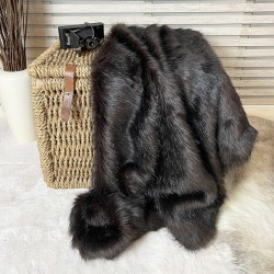 Brown Bear Faux Fur Throw | Large Fur Blanket | Brown Faux Fur Throws
