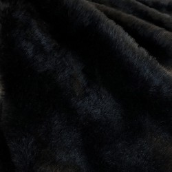 Plaid en fausse fourrure Panthère Noire | Grandes couvertures et couvre-lits en fausse fourrure