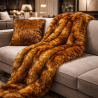 Plaid en fausse fourrure Zanzibar | Plaid en fausse fourrure Ginger | Couvre-lit en fausse fourrure Ginger