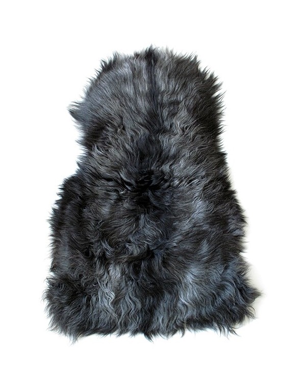 Sheepskin Rugs, Dark Grey Icelandic Sheepskin Rug 0121 , faux-fur-throws