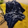 Navy Faux Fur Throw | Richmond Navy Fur Throw | Blue Fur Throw