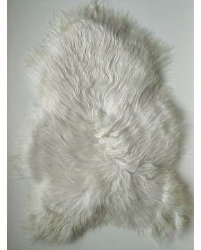 Ivory White Icelandic Sheepskin Rug 0120