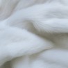 White Faux Fur Throw | White Fur Blanket | Deluxe Polar Throw