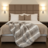 Reindeer Faux Fur Throws | Striped Fur Bedspreads |Reindeer Blankets