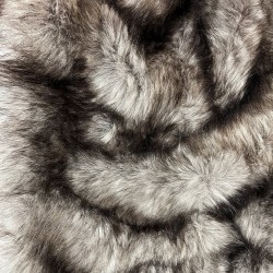 Luxury Faux Fur Throw | Long-Haired European Wolf Fur Blanket