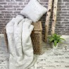 Silver Faux Fur Throw | Silver Fox Fur Blanket | Luxury Fur Bedspread