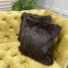 Faux Fur Cushions | Brown Cushion Covers | Brown Bear Fur Sofa Cushions