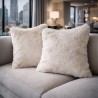 Beige Cushion Covers | Beige Faux Fur Cushions | Richmond Almond Cushions