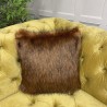 Faux Fur Pillows | Brown Fur Cushion Covers | Raynard Fur Cushions