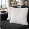 Faux Fur Cream Cushions | Luxury Cream Fur Pillows | Premium Cushions