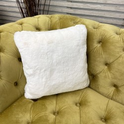 Faux Fur Cushion Richmond Cream | Cream Fur Pillow | Off-white Fur