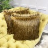 Coussin en fausse fourrure de renard roux | Coussins et oreillers en fourrure de renard | Housse de coussin