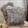European Wolf Fur Cushion Covers | Long-Haired Fur Cushions and Pillows