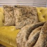 Mink Faux Fur Cushions | Luxury Long Haired Fur Cushion Covers & Pillows