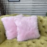 Bubble-gum Faux Fur Cushions | Pink Faux Fur Cushion | Pink Fur Cushion