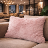 Richmond Pink Rectangular Fur Cushion | Rectangular Faux Fur Cushions |