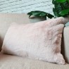 Richmond Pink Rectangular Fur Cushion | Rectangular Faux Fur Cushions |