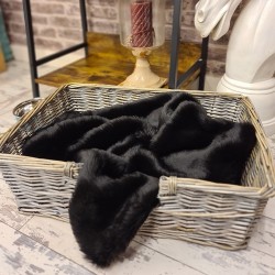 Fur Pet Blankets | Black Panther Fur Pet Blanket | Black Fur Blankets