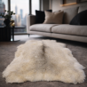 Luxury Pale Coloured Reindeer Rug | Pale Natural Reindeer Skin Rug |