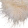 Tapis en peau de mouton islandaise blanc crème | Tapis de luxe en peau de mouton naturelle