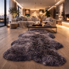 Chocolate Brown Sheepskin | Pure Wool Sheepskin Rugs | Brown Wool Rug
