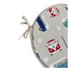 Coussins de siège ronds classiques pour camping-car | Coussins de chaise circulaires modernes