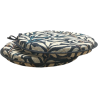 Coussins de siège ronds de style bistro, motif branches de saule et tapisserie d'ébène | Coussins de siège de style bistro