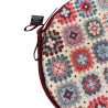 Coussins de siège ronds de style bistro en crochet | Coussins de chaise ronds en crochet |