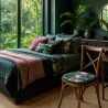 Coussins de siège en velours tropical en forme de D | Coussins de siège classiques en velours tropical en forme de D
