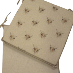 Small Cows Reversible Square Seat Pads | Set of 2,4,6 or 8 Chair Pads