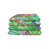 Coussin de siège carré à motifs tropicaux | Coussins de siège carrés multicolores modernes