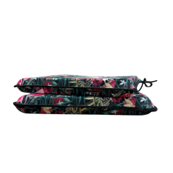 Coussins de chaise carrés en velours Patagonia | Coussins de siège carrés en velours tropical