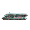 Coussins de siège carrés en velours Tranquillité | Coussins de siège carrés en velours à motif floral